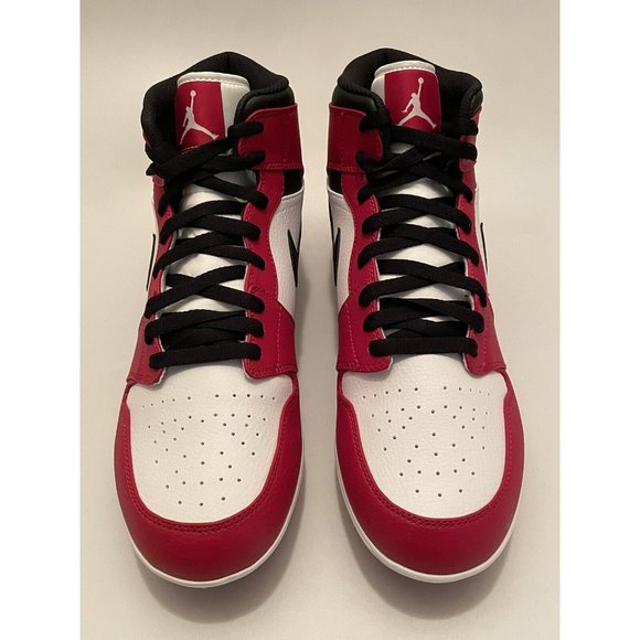 Nike Air Jordan 1 Mid TD Chicago Football Cleats FJ6805-106 Men’s